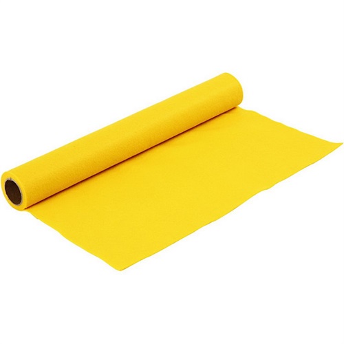 Hobbyfilt, 45 cm, gul 1 m